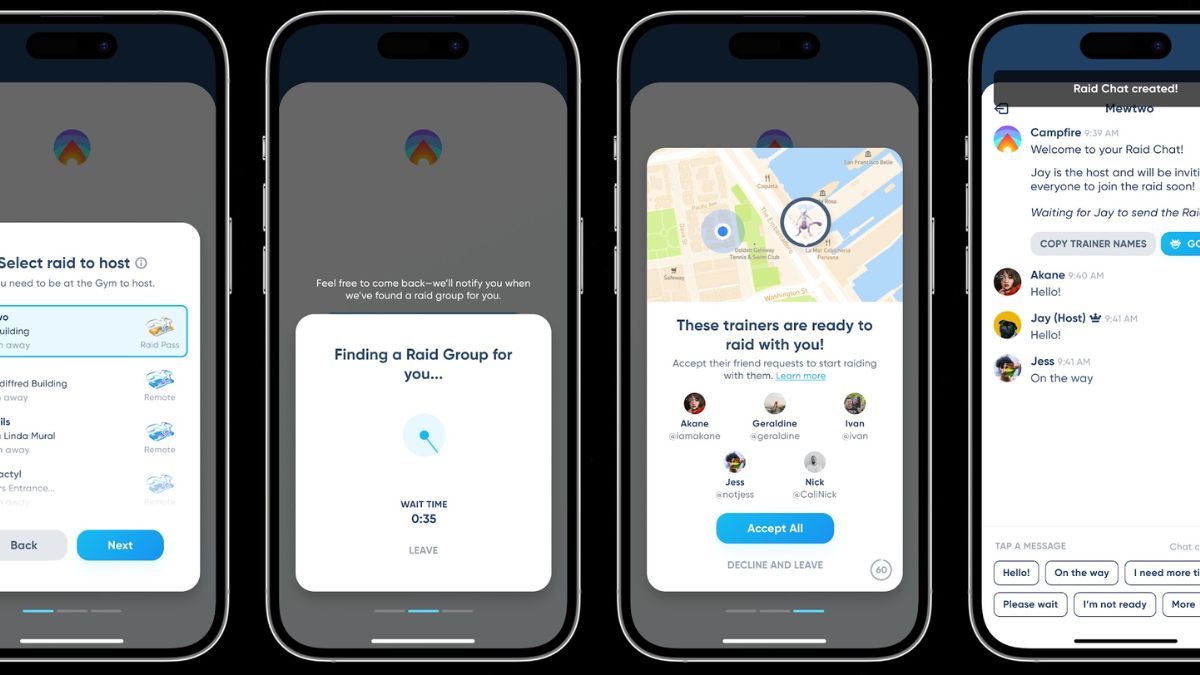 Niantic Campfire, l'application sociale pour les joueurs de Pokémon GO